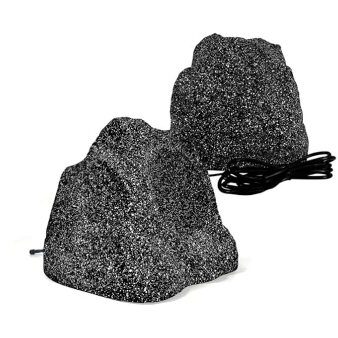 Compare 8 Outdoor Rock Bluetooth Speakers Waterproof Powerful 600 Watt Deep Bass All Weather Durable For Outdoor Garden Pool Patio Deck Porch Bbq 1 Pair at KSA Price