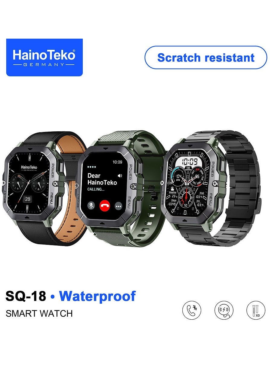 Haino Teko SQ-18 Waterproof Smartwatch With Scratch-Resistant…