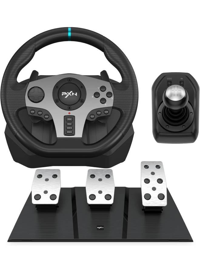 Steering Wheel PS4 Gaming Racing Wheel, PXN…