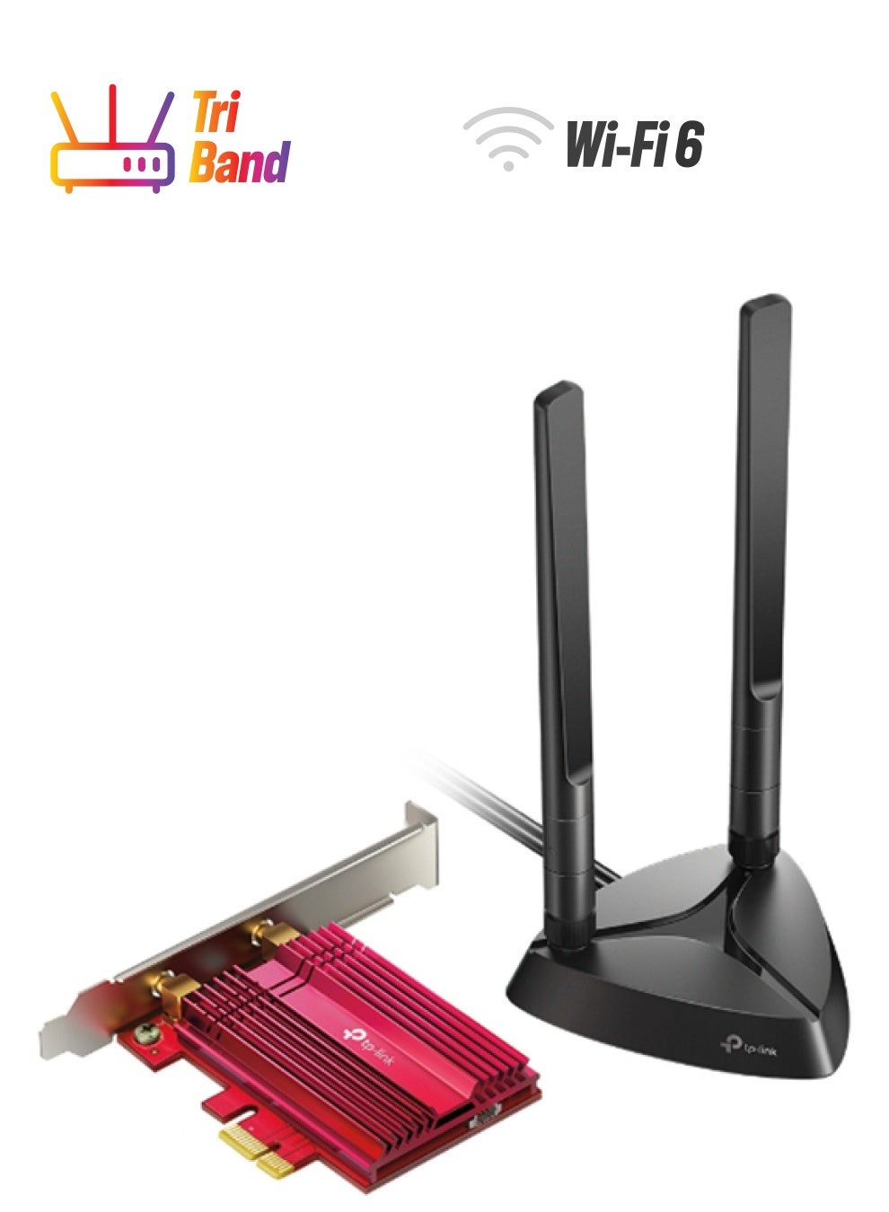 Compare AX3000 WiFi 6 Bluetooth 5.2 PCIe Adapter Black at KSA Price