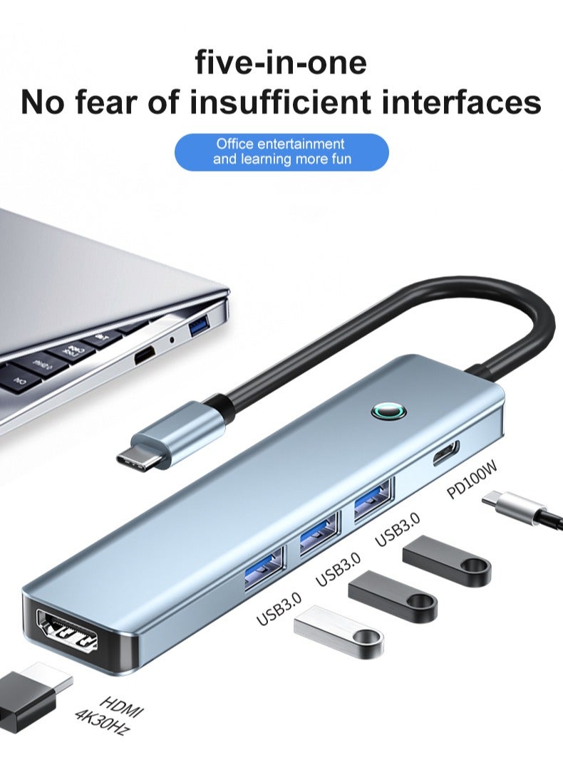 USB C to HDMI Hub, TIKNIA 5 IN 1…