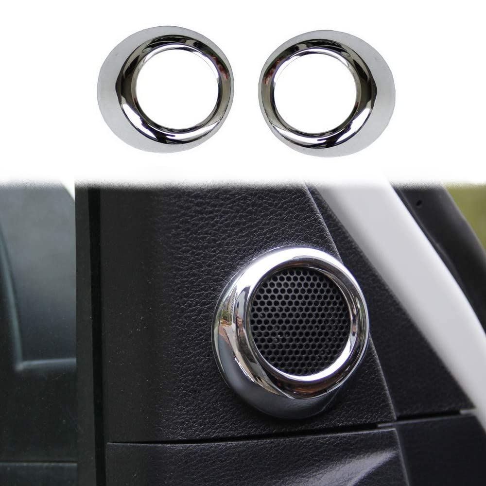 Compare Justautotrim Steel Interior Door Speaker Cover Trim for 2014 2015 2016 2017 2018 2019 2020 2021 Toyota Tundra Accessories at KSA Price