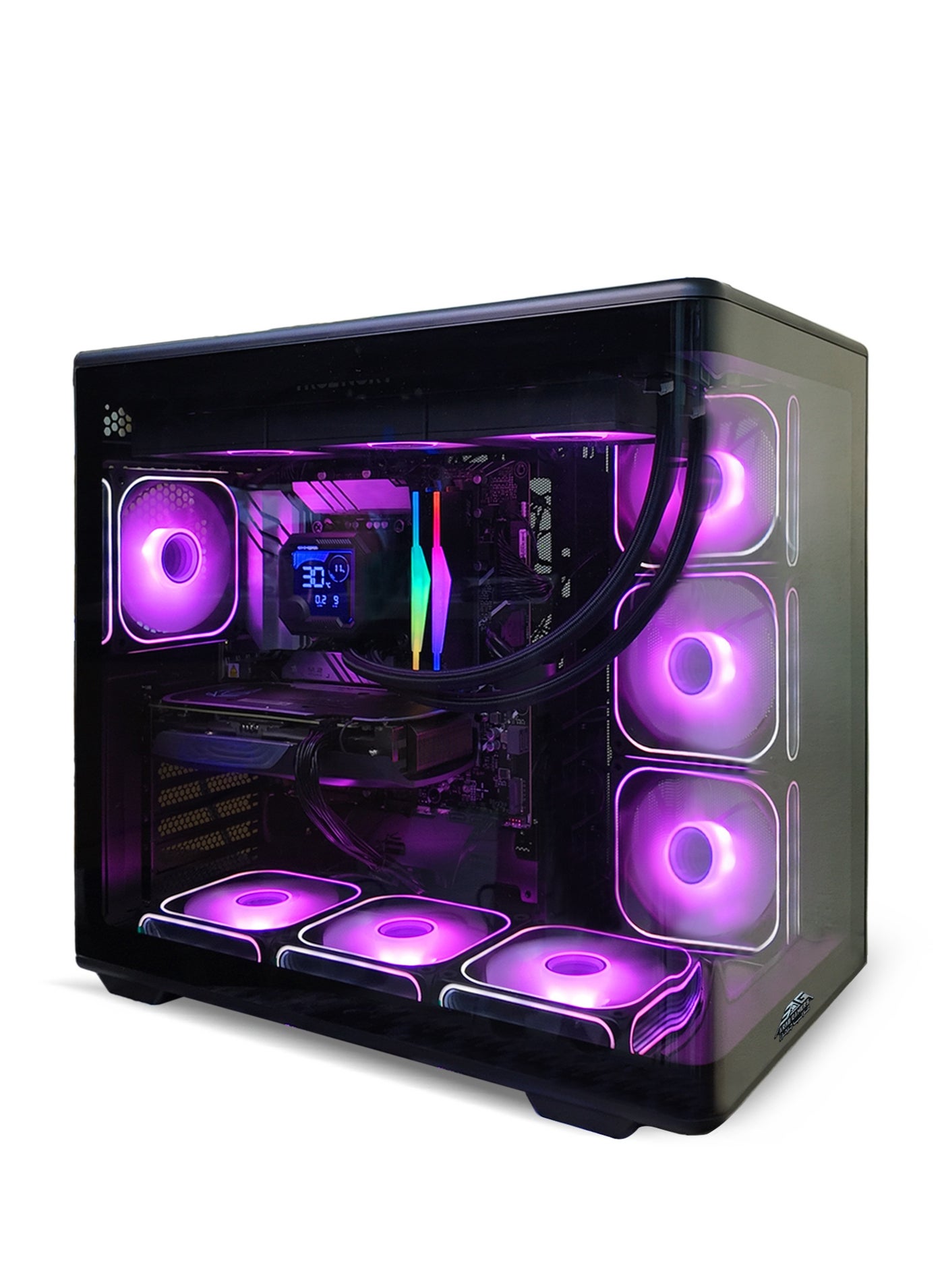 Compare Gaming PC, AMD Ryzen79600X Processor16GB  RAM1TB SSD12GB Nvidia GeForce RTX 5070 GraphicsWindows 11 Pro RGB Gaming Case Black at KSA Price