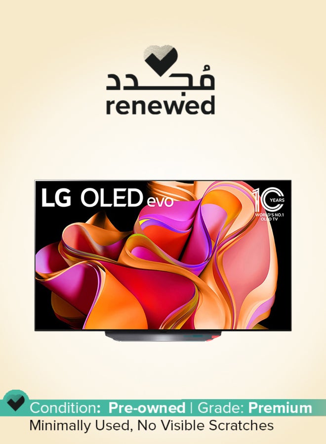 Compare Renewed  OLED Evo CS3 55 Inch 4K Smart TV 2023 OLED55CS3VA black at KSA Price