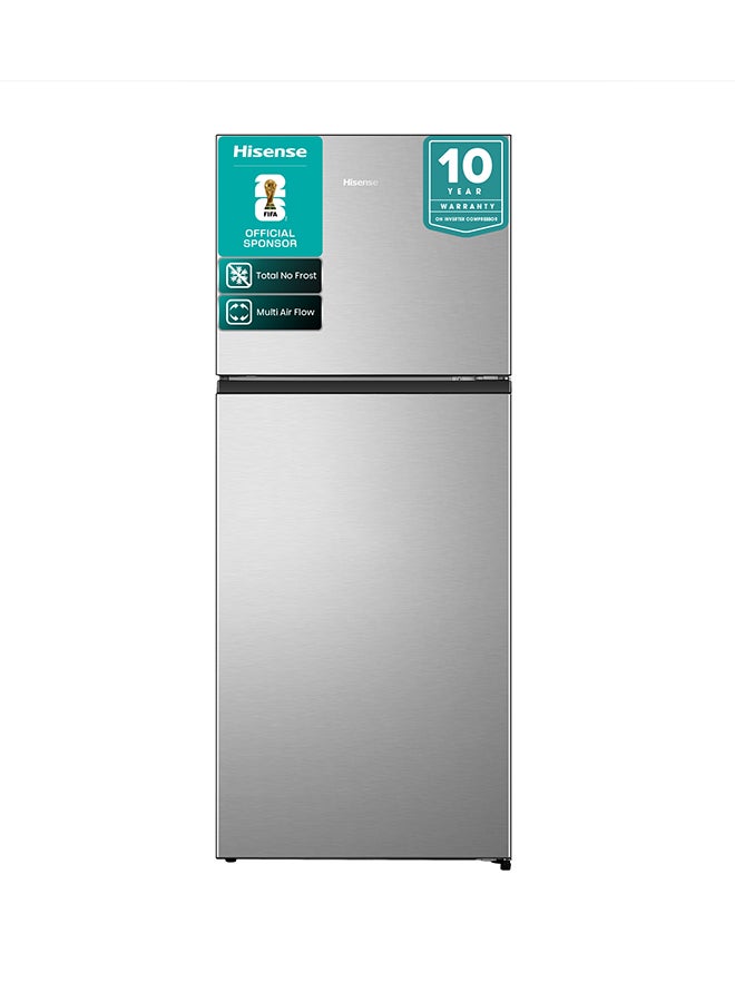 Compare 545L Gross 424L Net Capacity Topmount Refrigerator , With Inverter Technology, Total No frost With recessed handle RT3N545NAI Silver at KSA Price