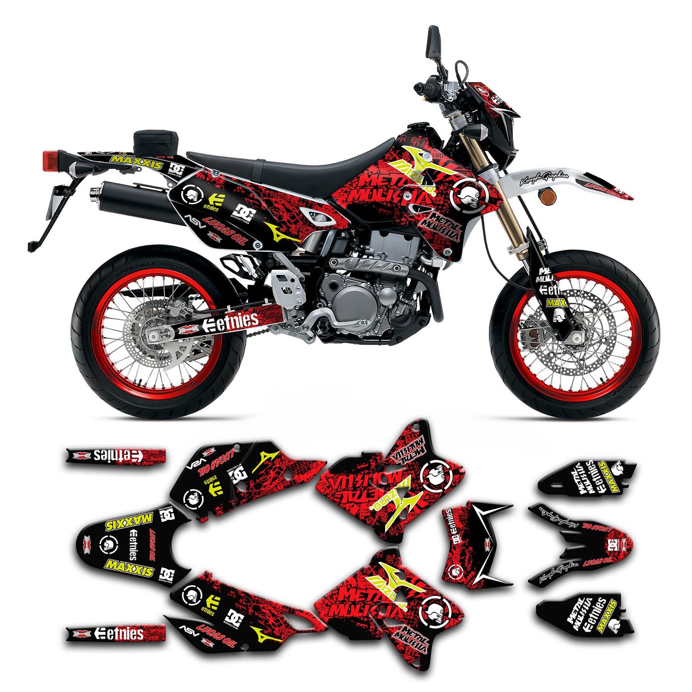 Kungfu Graphics Decal Kit for Suzuki DRZ…