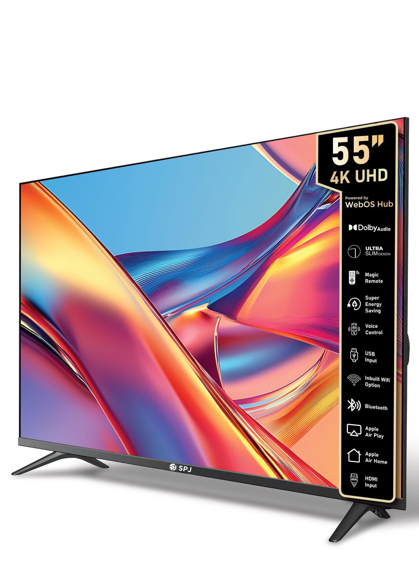 SPJ 55 Inch 4K Ultra HD LED Smart WebOS…