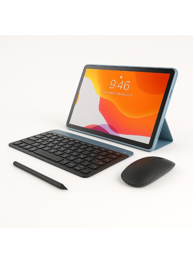 Compare TAB 18 – 10.1Inch HD Display | 8GB RAM + 512GB ROM | Android 15 | OctaCore | 13MP + 8MP Camera | 8000mAh Battery | 4G LTE | Free Keyboard, Cover And Pen  Blue at KSA Price