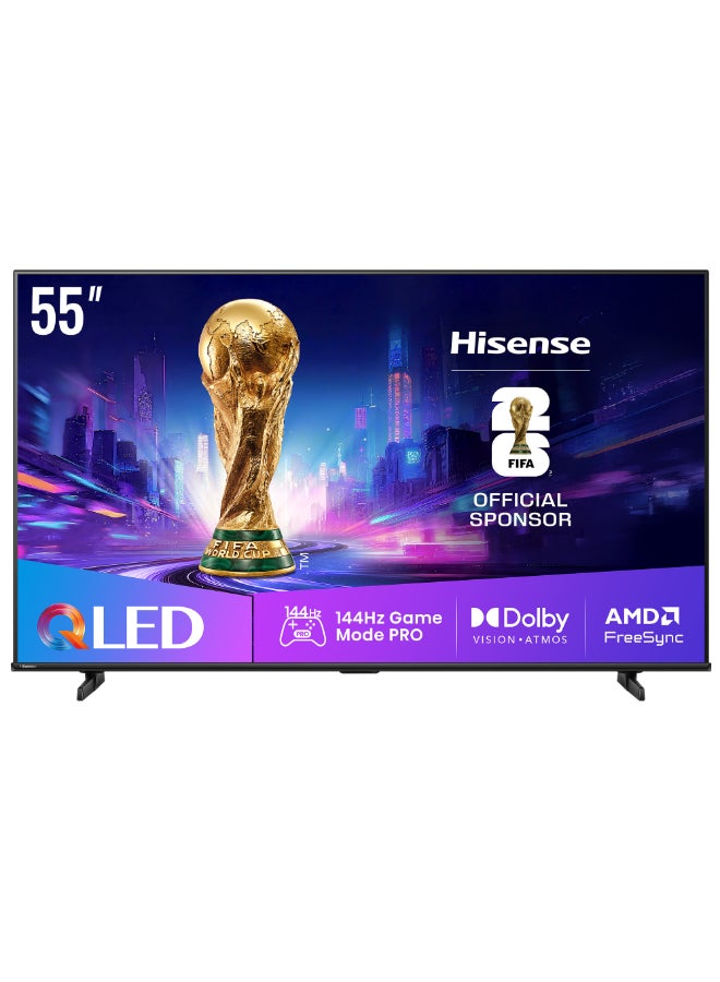 Compare 55inch QLED 144Hz Smart TV E8QQuantum Dot Colour, AI Picture, Dolby Vision, Dolby Atmos, Share to TV, Voice Control, Filmmaker Mode, Youtube, Netflix, Disney+ 55E8Q 2025 UAE Version 55E8Q black at KSA Price