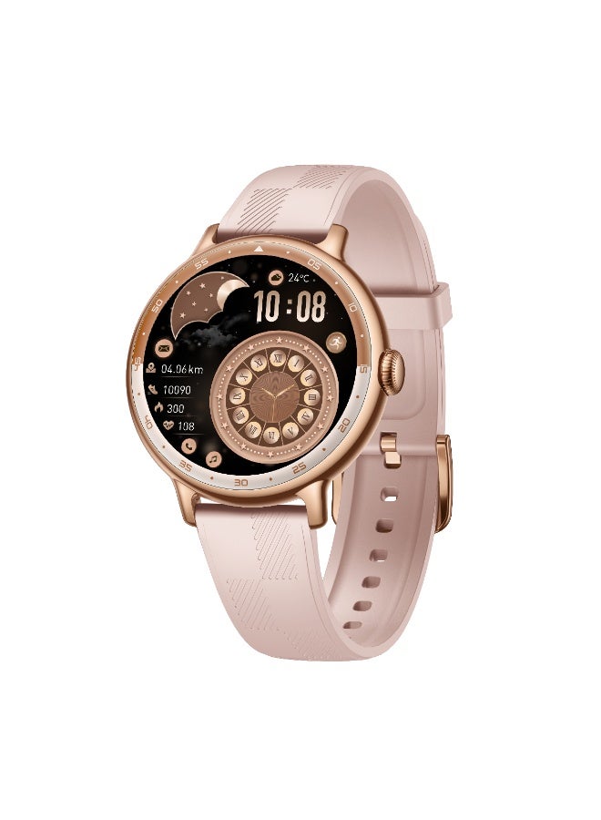 Compare Gazelle Urban Elegance Smartwatch with GPS and Health Tracking Smart Watch for Women  Stress Level Monitoring  5 Days Battery Life  Android 8.0+, iOS 12+ Compatible  Pink at KSA Price