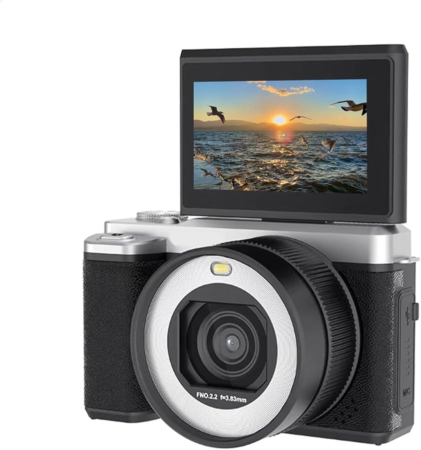 Compare Vbestlife 5K Digital Camera WiFi 80MP Vlogging With 3 Inch Flip Screen 18X Zoom Dual Lens at KSA Price