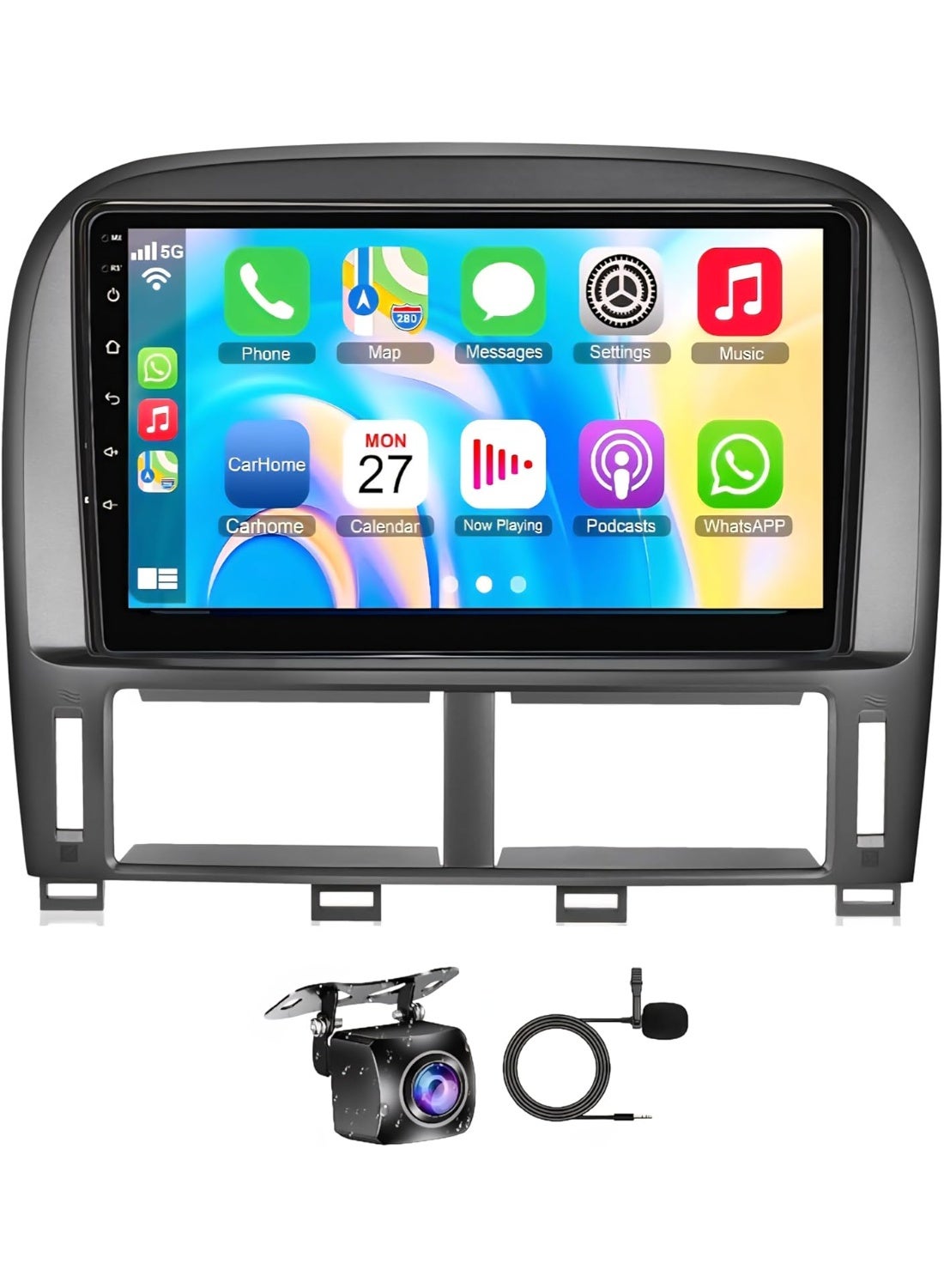 Compare Android Car Stereo for Lexus LS430 20012006 | 9 Inch QLED Car Radio with Wireless CarPlay & Android Auto | GPS WiFi Bluetooth AHD Backup Camera Fast Interface 8+128GB Carplay at KSA Price