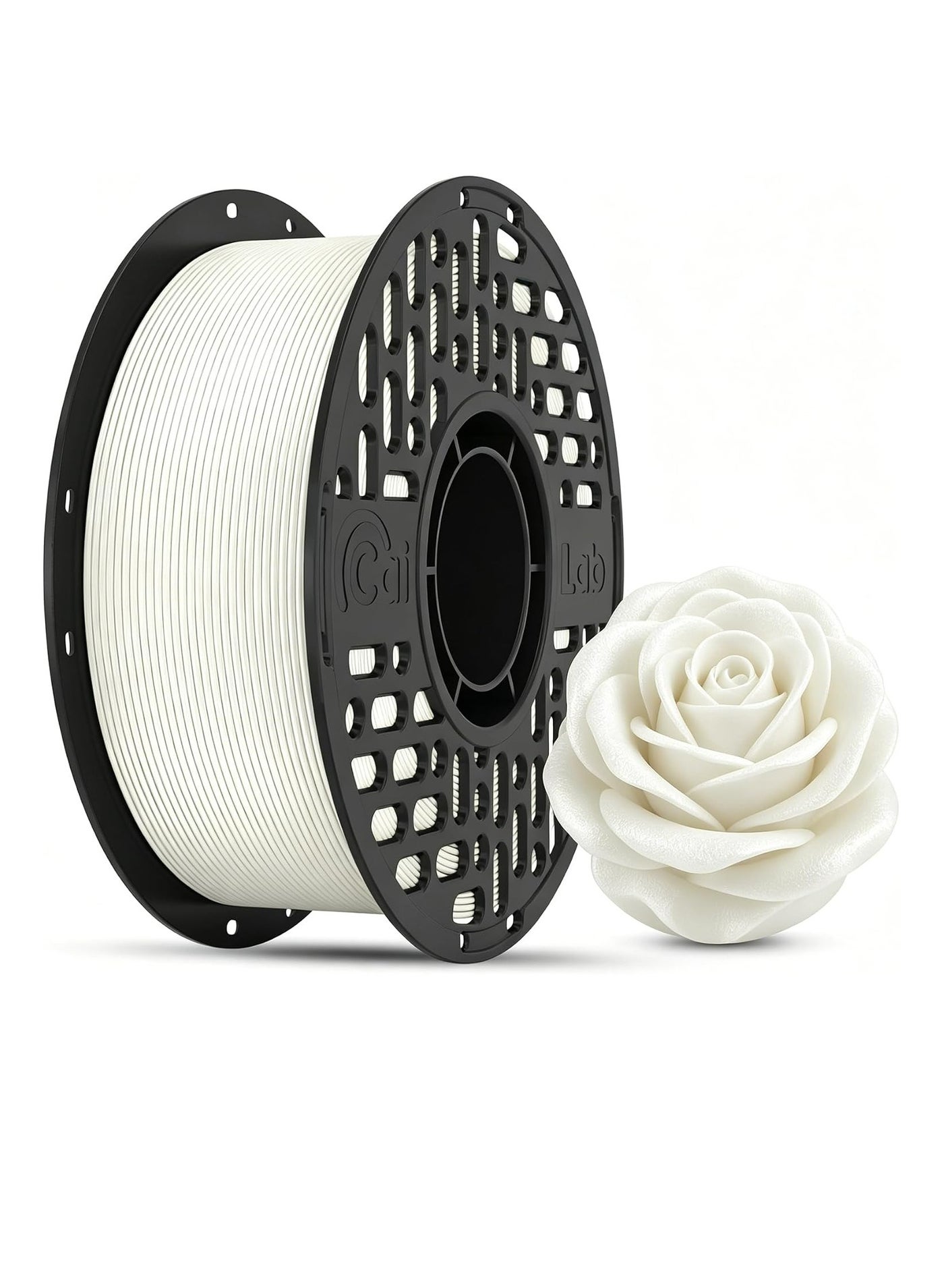 Compare PLA+ Filament 1.75mm, Special Silk in Color, CaiLab Multicolor 3D Printing Filament, ±0.02mm Accuracy, Tough & Tangle Free, Low Warping, for Most FDM 3D Printer, 1KG Pearl White at KSA Price