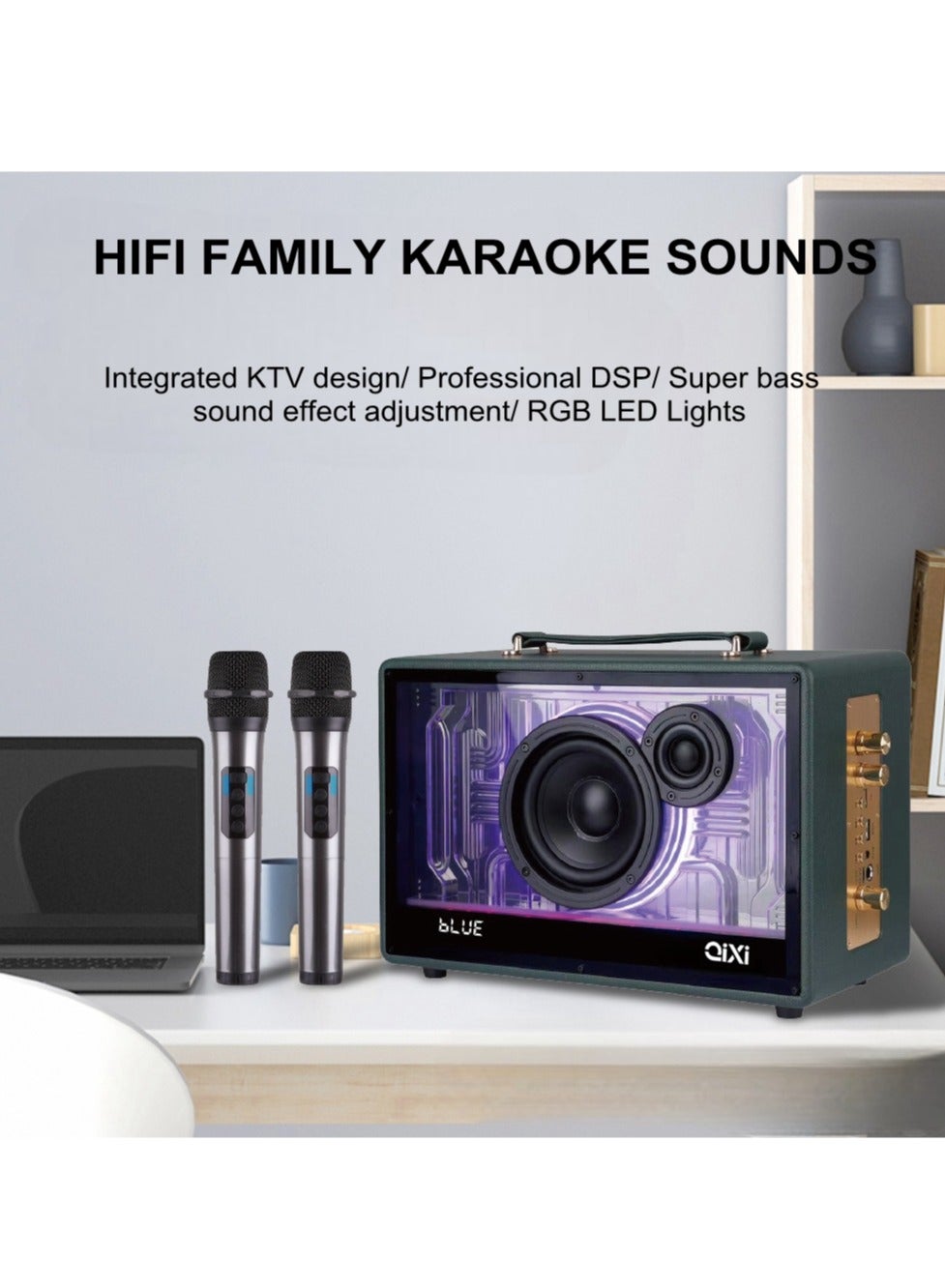 Compare Wireless Speaker With Bluetooth Multifunctional Device With HandsFree Sound And Music Center With Two Microphones at KSA Price