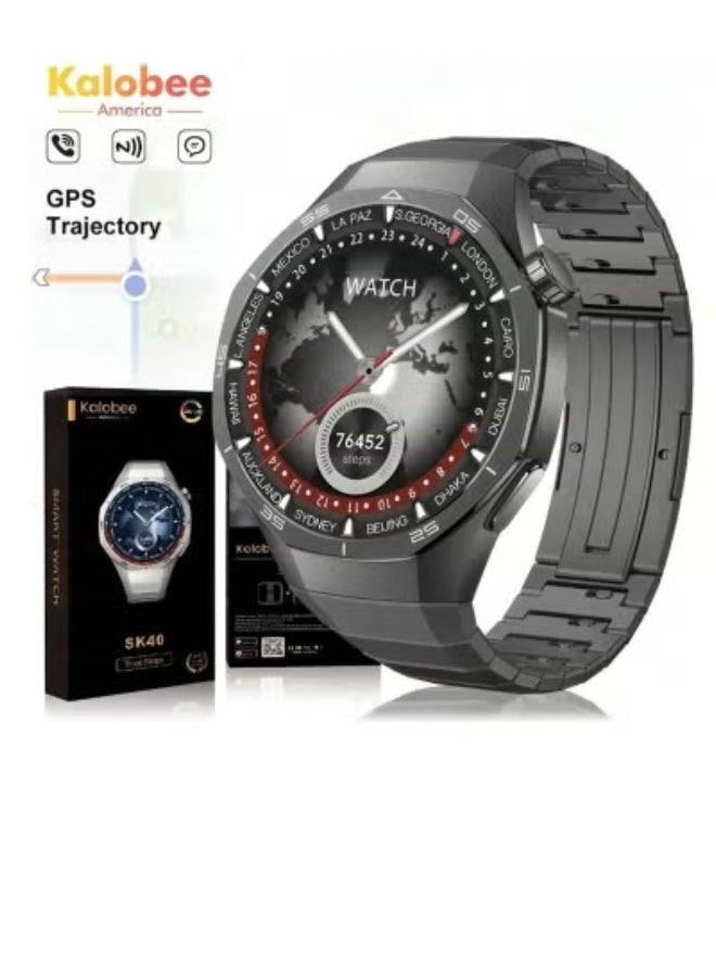 SK40 Smart Watch | AMOLED Display | 3 Interchangeable…