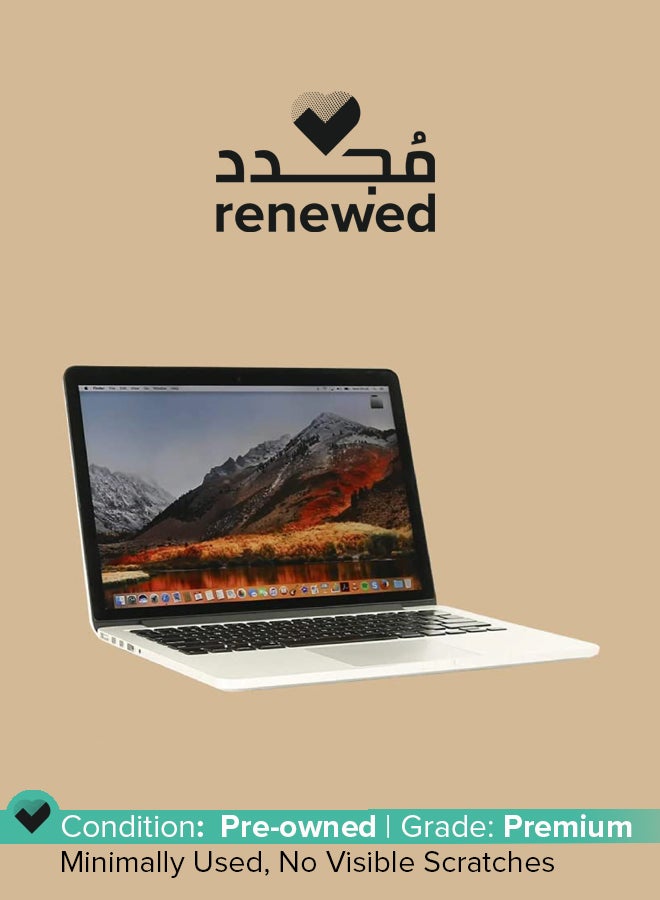 Compare Renewed  Macbook Pro A1502 Retina With 13Inch Full HD Display,Intel Core i5 Processor6th Gen8 GB RAM256 GB SSDMac OS EnglishArabic Silver at KSA Price