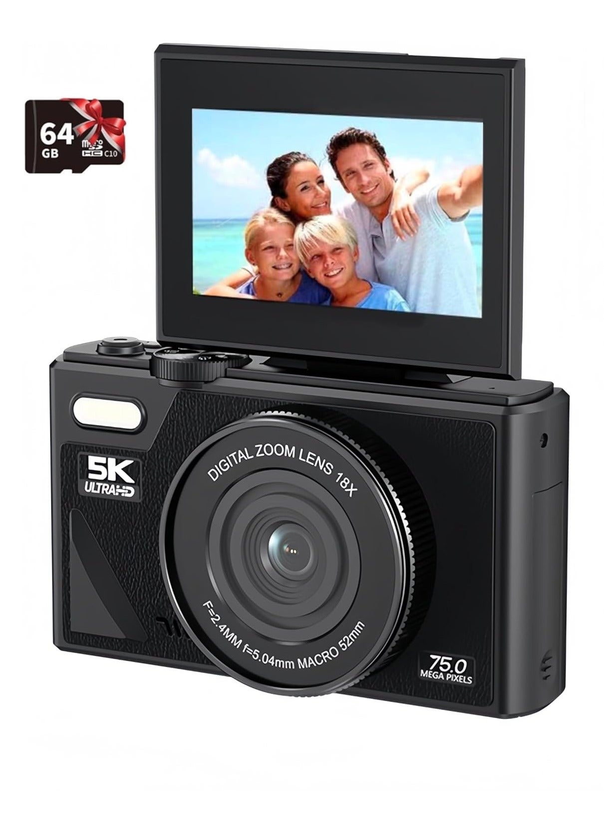 Digital Camera, 5K Vlogging Camera, Kids Camera…