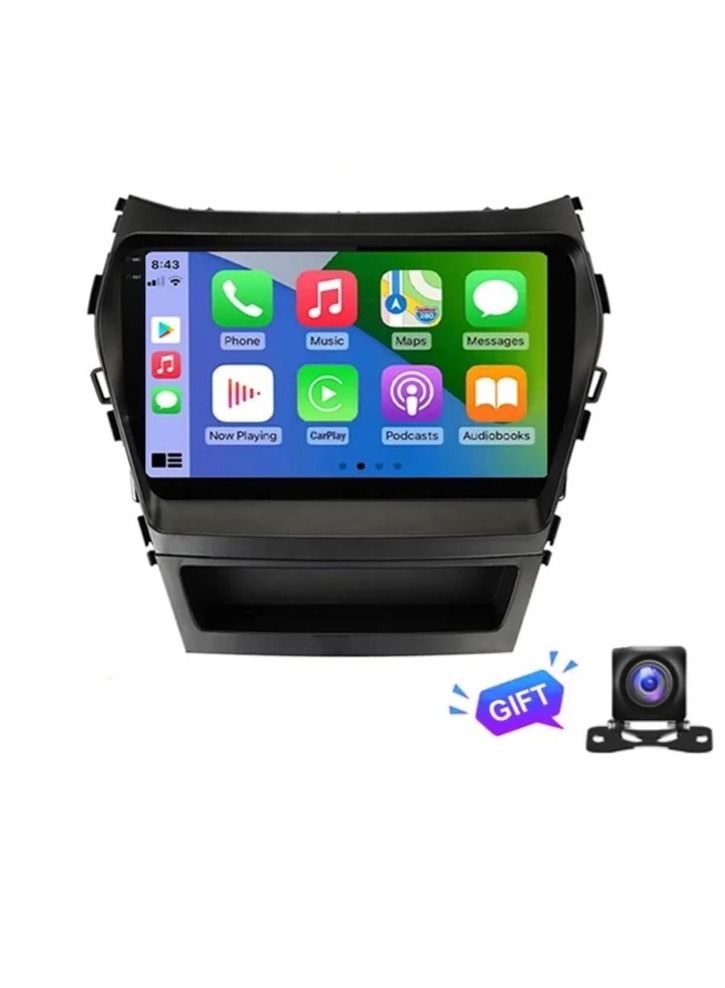 Compare Hyundai Santa Fe 2012 To 2017 Android Screen 4GB RAM Support Apple Carplay Android Auto Wireless QLED Touch Screen DSP AHD Camera Included SIM Card Support Bluetooth at KSA Price