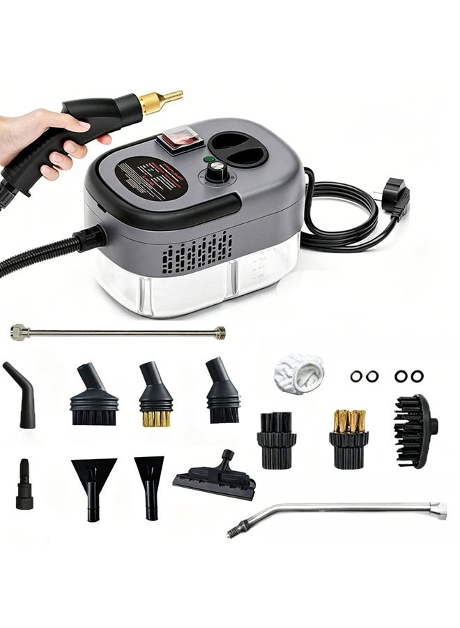 Compare Handheld Steam Cleaner, Multifunctional HighPressure Steamer, Portable Steam Cleaning Machine for Home Use with 6 Adjustable Speed Settings and Multiple Accessories for Home, Kitchen, and Bathroom Cleaning at KSA Price