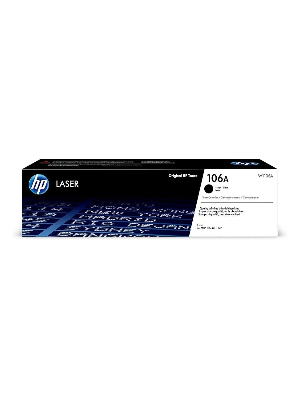 HP 106A Black Original LaserJet Toner Cartridge…