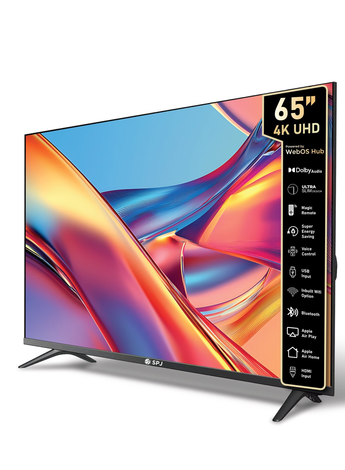 SPJ 65-Inch 4K Ultra HD Smart LED TV,…