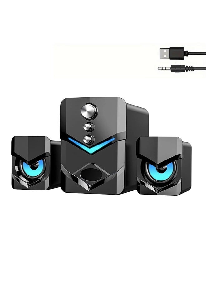 2.1 Channel Desktop Computer Speakers,USB Powered…