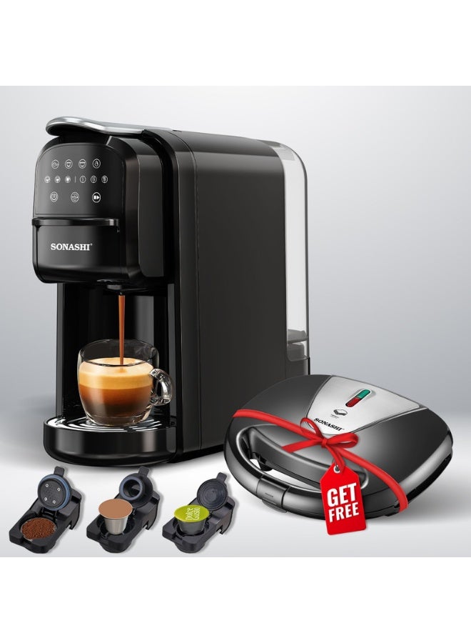 Buy 3 in 1 Multi Capsule Coffee Machine…