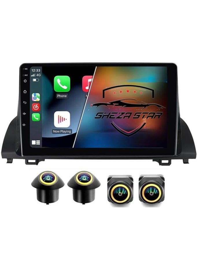 Compare Android Car Stereo for Honda Accord 10th 20182022 4GB RAM 64GB ROM Support Carplay, MLink WiFi BT, Radio GPS, 9 Inch IPS.QLED, Fast interface, Touch Screen with 360D Camera Included at KSA Price