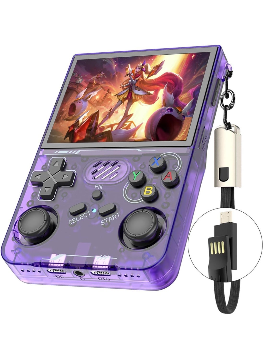 R36XX Retro Portable Game Console 3.5 Inch IPS…