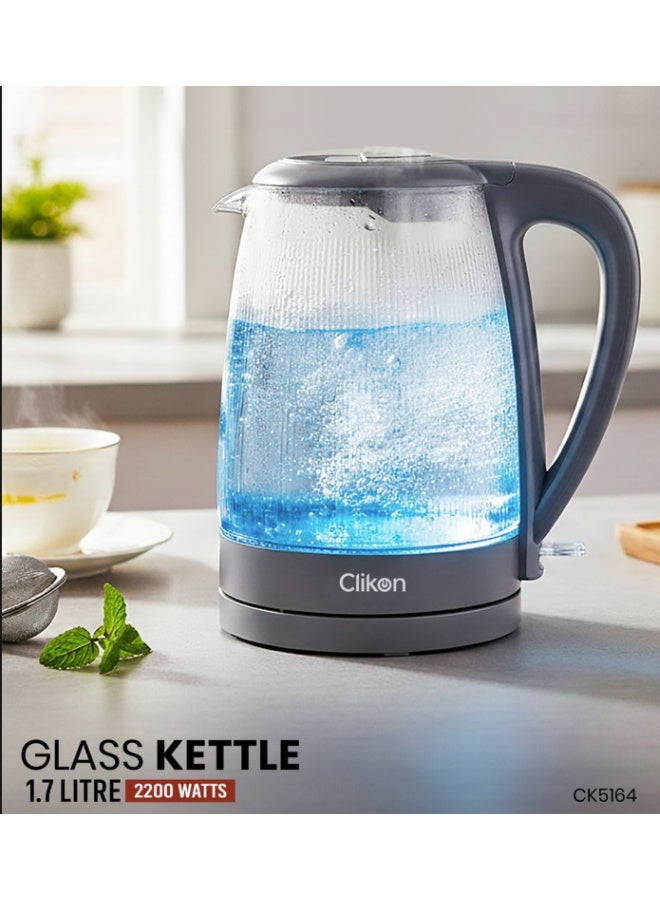 Borosilicate Glass Electric Kettle with Stainless…