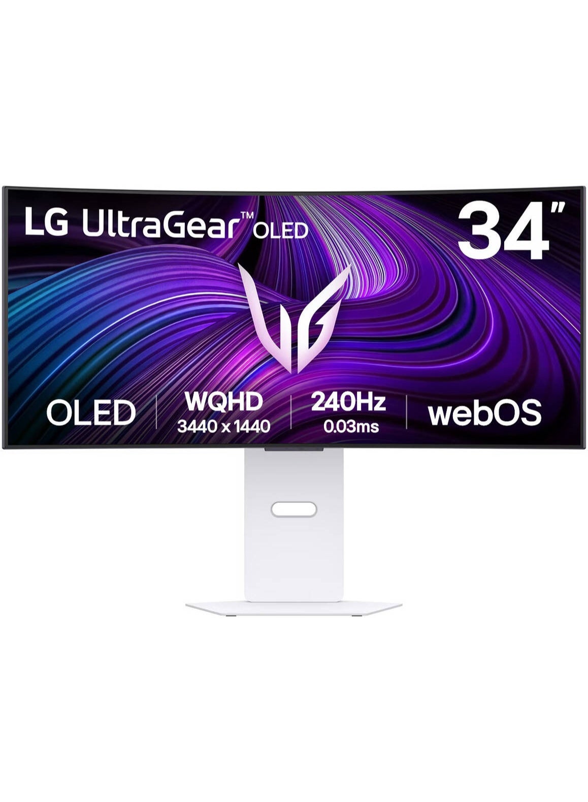 Compare 34 inch UltraGear GX9s Curved OLED Gaming Monitor – WQHD 3440x1440 800R Display, 240Hz Refresh Rate, 0.03ms Response Time, AMD FreeSync Premium, VESA AdaptiveSync, HDR10, DCIP3 98.54GX90SAW White at KSA Price