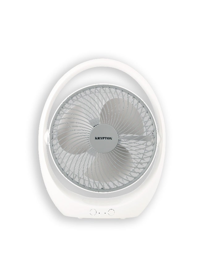 Compare Rechargeable Mini Fan | High Performance Fan with LED Light | 3 Blade Design| Powerful and Efficient Cooling, High Performance 2400mAh Lithium Battery for High Speed Wind| 2 Years Warranty KNF6030 WhiteBlue at KSA Price