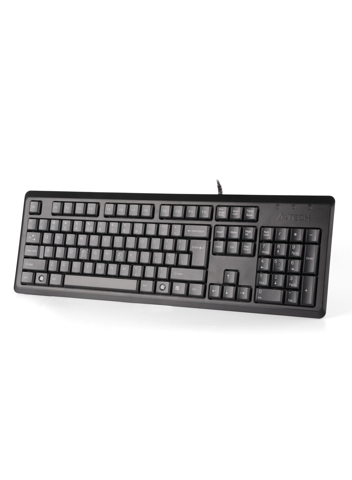 Compare A4TECH WIRED KEYBOARD KR92, WITH NATURAL_A LAYOUT STRUCTURE AND DRAIN HOLES DESIGN, BLACK at KSA Price