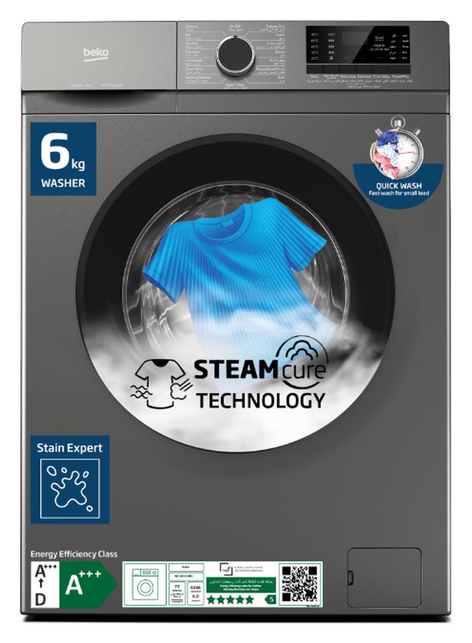 6 kg Front Load Washing Machine, 1000 RPM, 15…