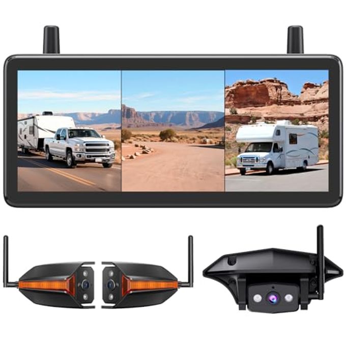 Wireless Rv Backup Camera: Rear&Side View With…