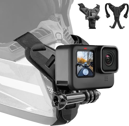 Helmet Mount for GoPro, Motorcycle Chin Strap Attachment…