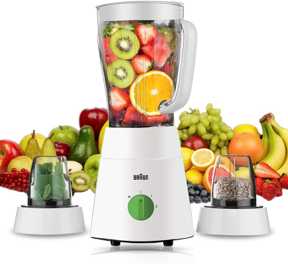 Blender 3 in 1, 2 Speeds, Pulse Function,…