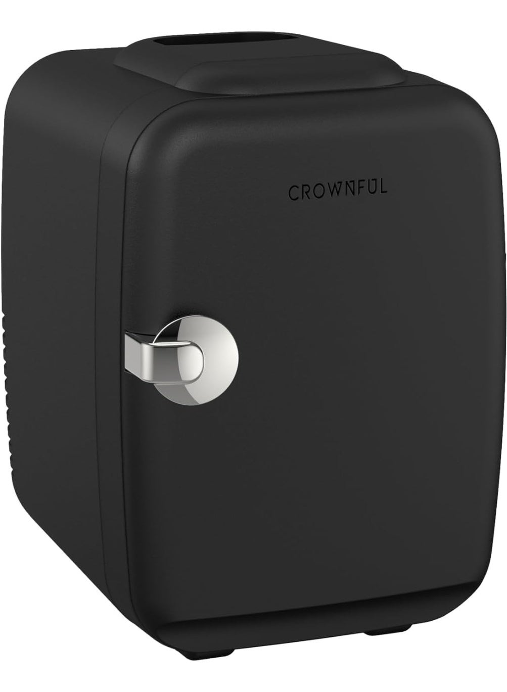 Compare CROWNFUL Mini Fridge, 4 Liter 6 Can Portable Cooler and Warmer, Personal Fridge for Skin Care, Cosmetics, Food, Great for Bedroom, Office, Car, Dorm, ETL Listed Black at KSA Price