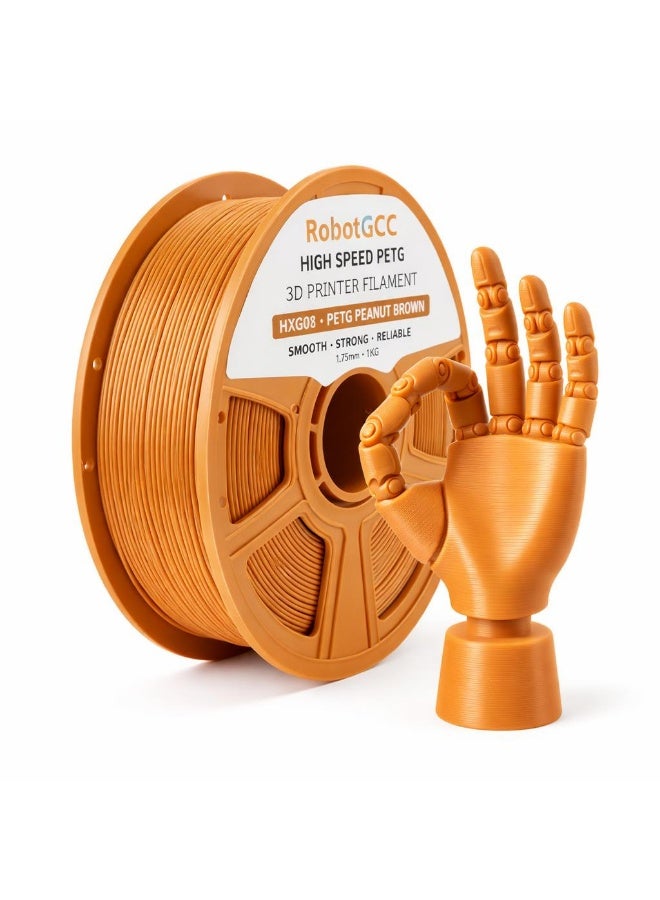 RobotGCC PETG Peanut Brown 3D Printer Filament…