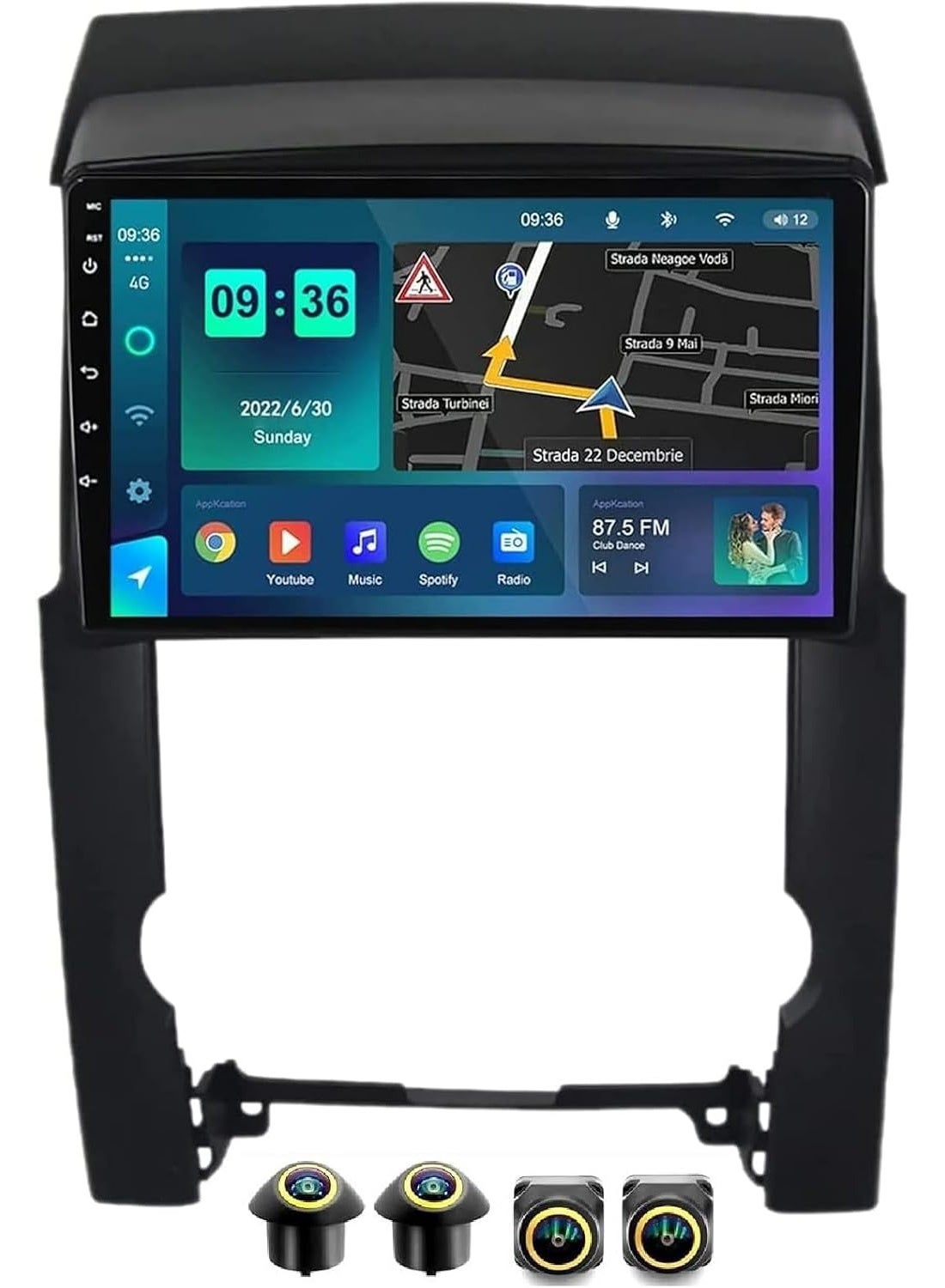 Compare Android Car Stereo for KIA SORENTO 20092012 4GB RAM 64GB ROM Support Carplay, MLink WiFi BT, Radio GPS, 9 Inch IPS.QLED, Screen with 360D Camera Included at KSA Price