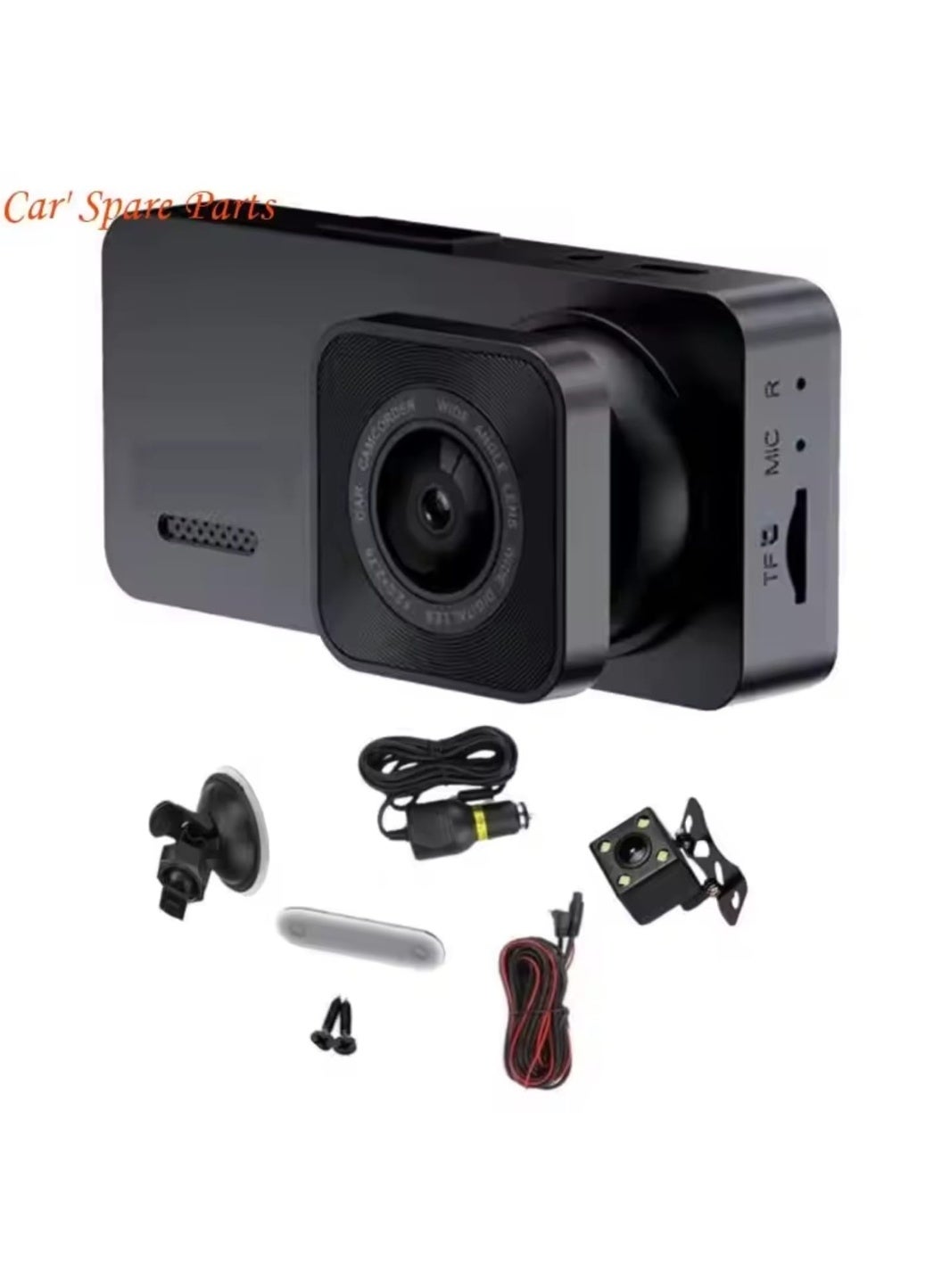 Compare 1080P HD Car Dash Camera Recorder with Front & Interior Dual Lens, Night Vision, 24H Parking Monitoring, Accident Evidence Video Recorder for Cars at KSA Price