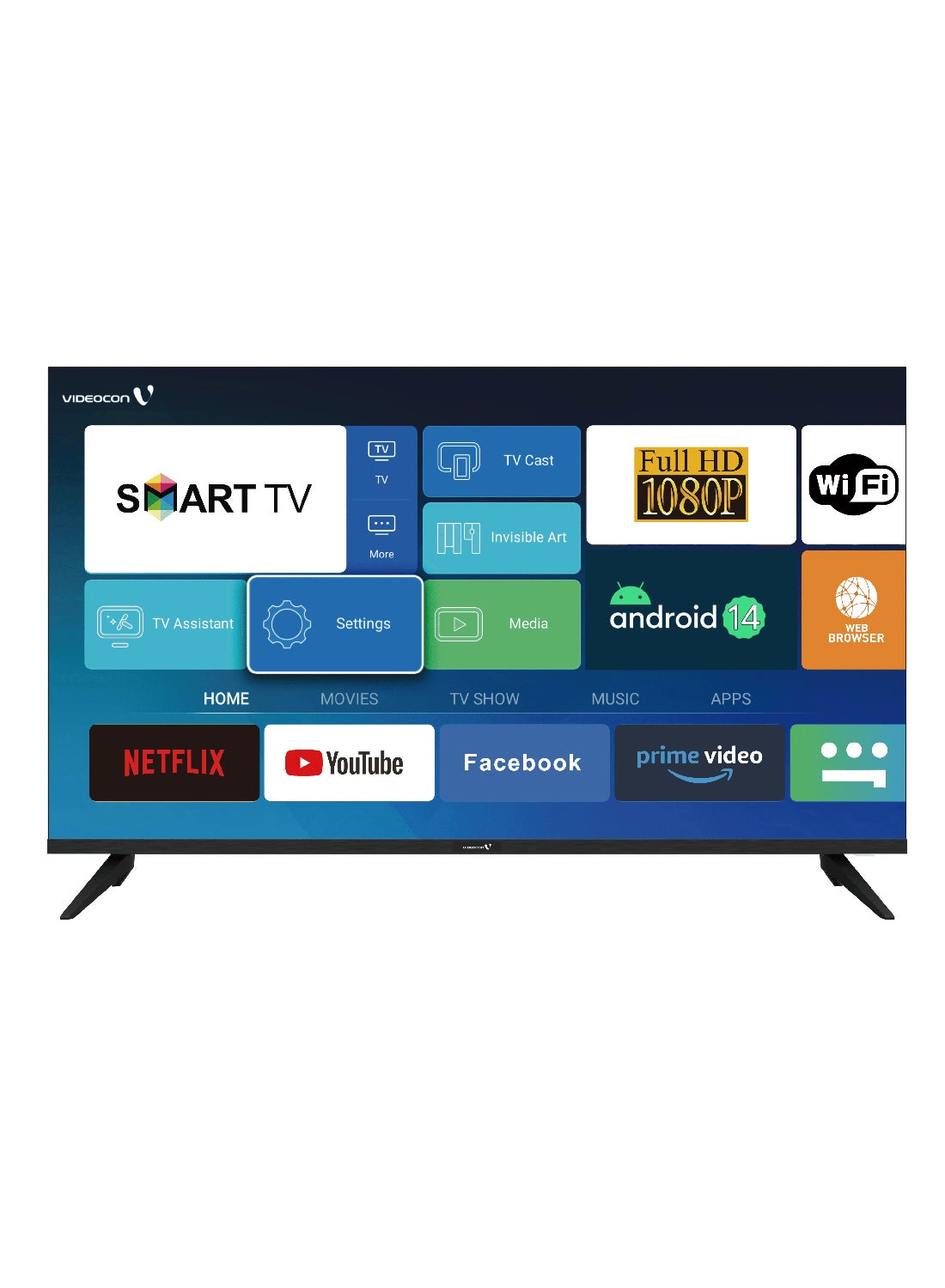 43 Inch Edgeless Android 14 Full HD Smart…