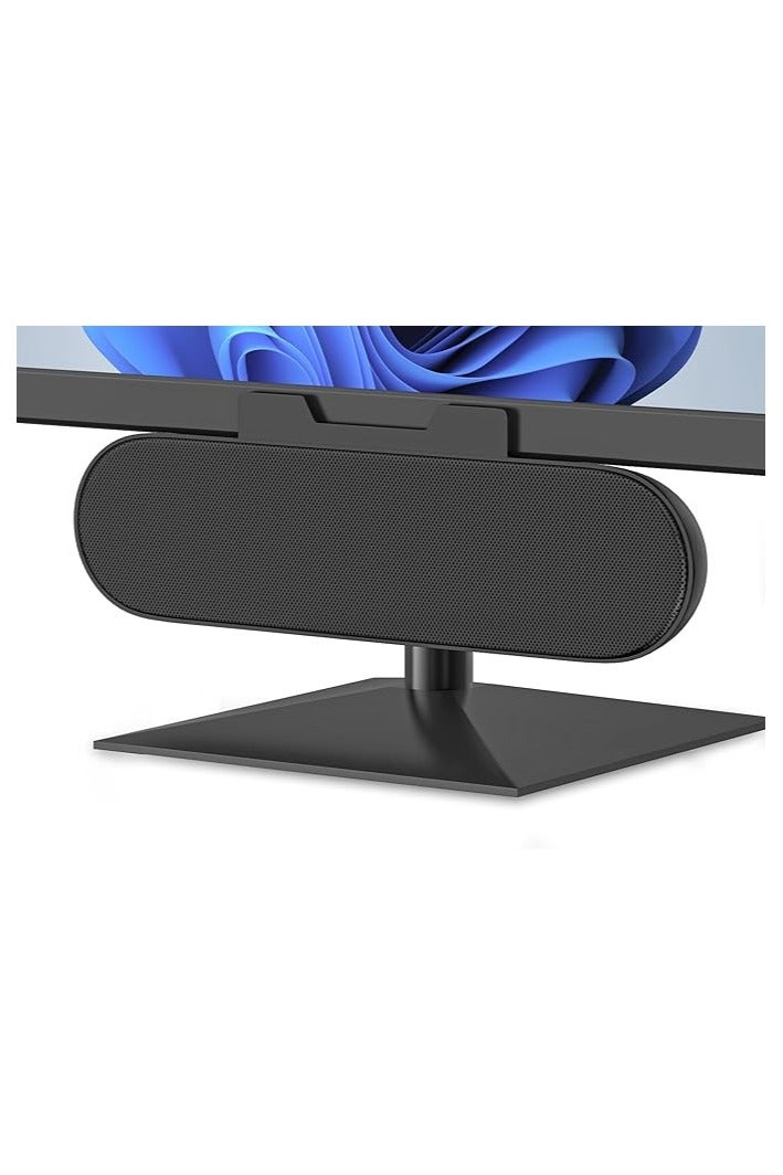 Compare USB Sound Speaker Bar,Portable Computer Monitor Speaker with USB,Converter for PC,Small Soundbar for Phone,Notebook,PC,LaptopPlug and Play Black at KSA Price