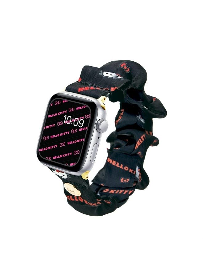 Compare x Sanrio Scrunchie Watch Band Compatible with ?Apple Watch 41mm40mm38 mm  Classic Hello Kitty Black at KSA Price