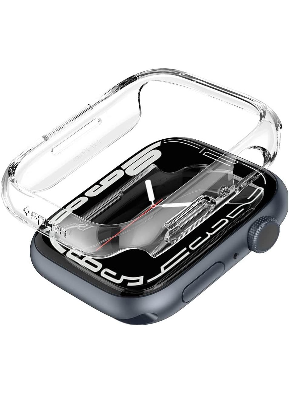 Compare Thin Fit for Apple Watch Series 987 45mm Case Cover  Crystal Clear at KSA Price