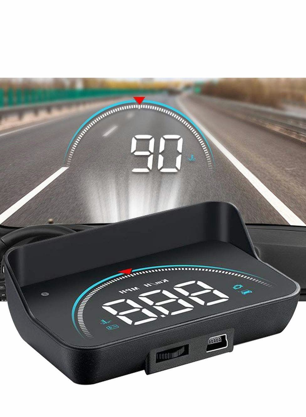 HUD Display lesgos Vehicle Speedometer Head Up…