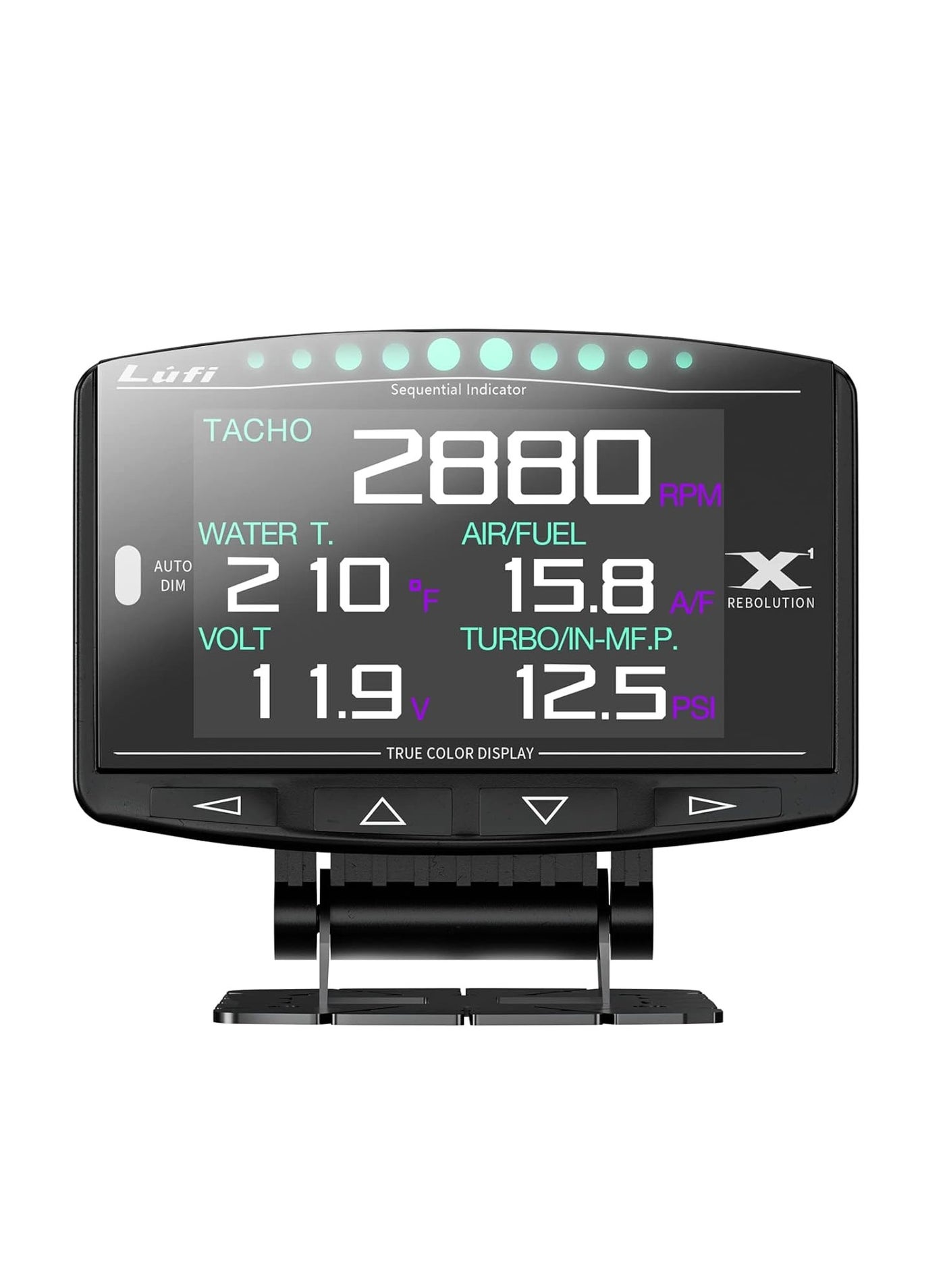 Compare Lufi X1 Obd2 Gauge Display,Boost Gauge,Speedometer,Water Temperature Meter,MultiECU Data Combination Cluster at KSA Price