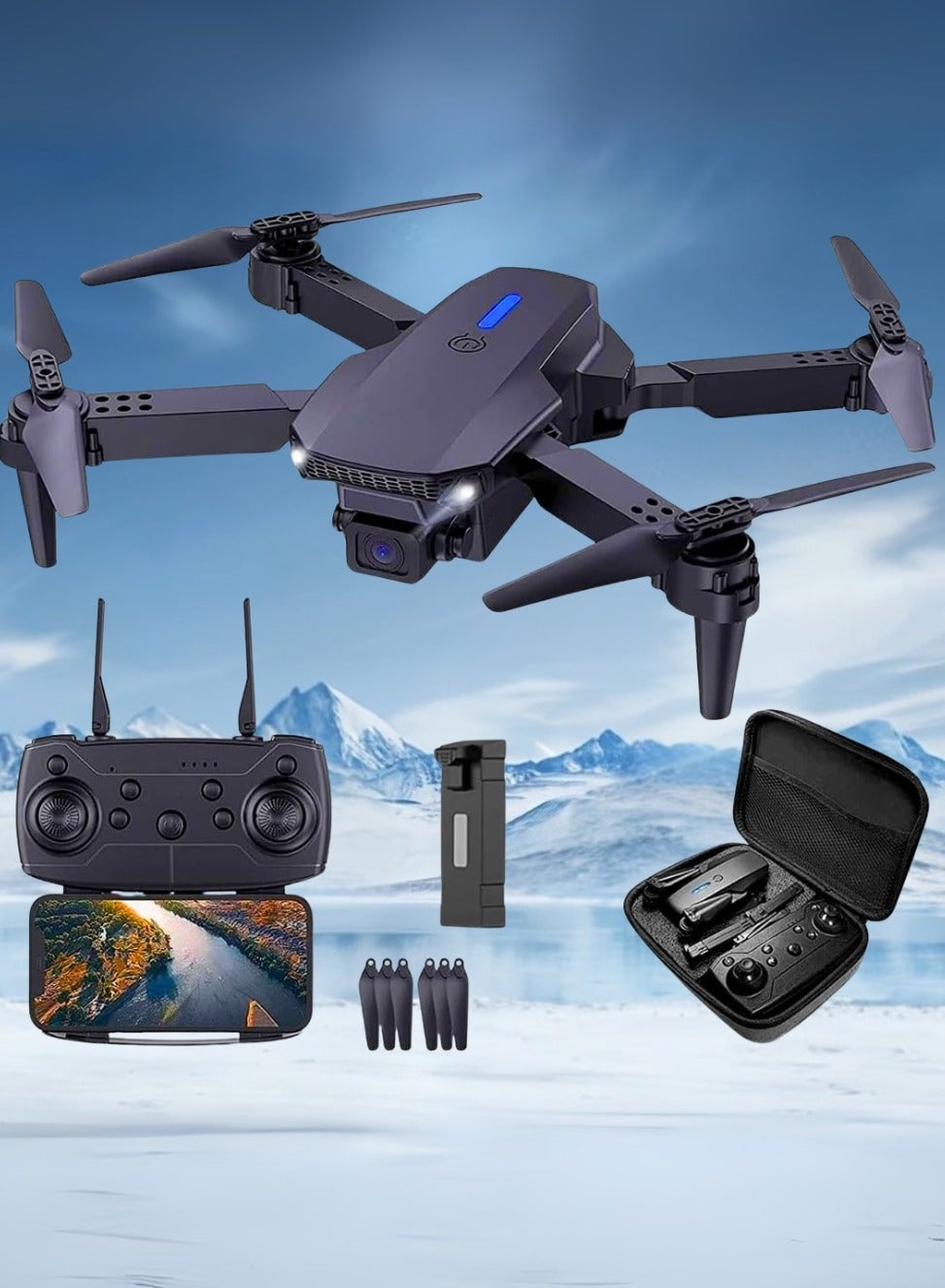Mini Drone with Camera 1080p HD Foldable Drone for…
