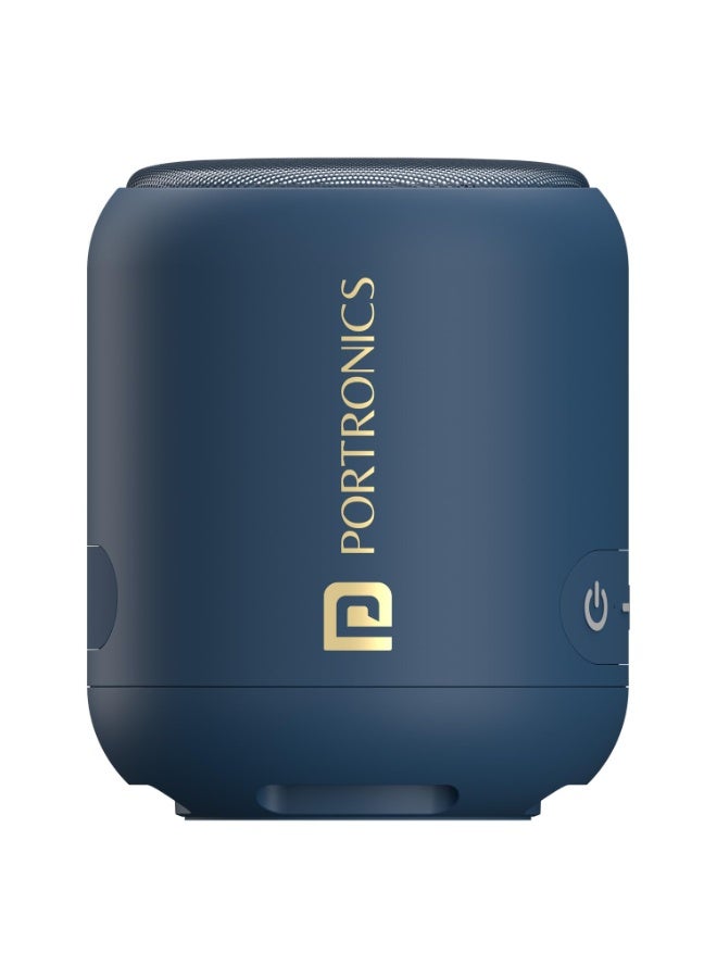 Compare Portronics SoundDrum 1 12W TWS Portable Bluetooth Speaker with Powerful Bass, Bluetooth 5.3V, 360° Surround Sound, USB Drive in, Type C Fast ChargingBlue at KSA Price