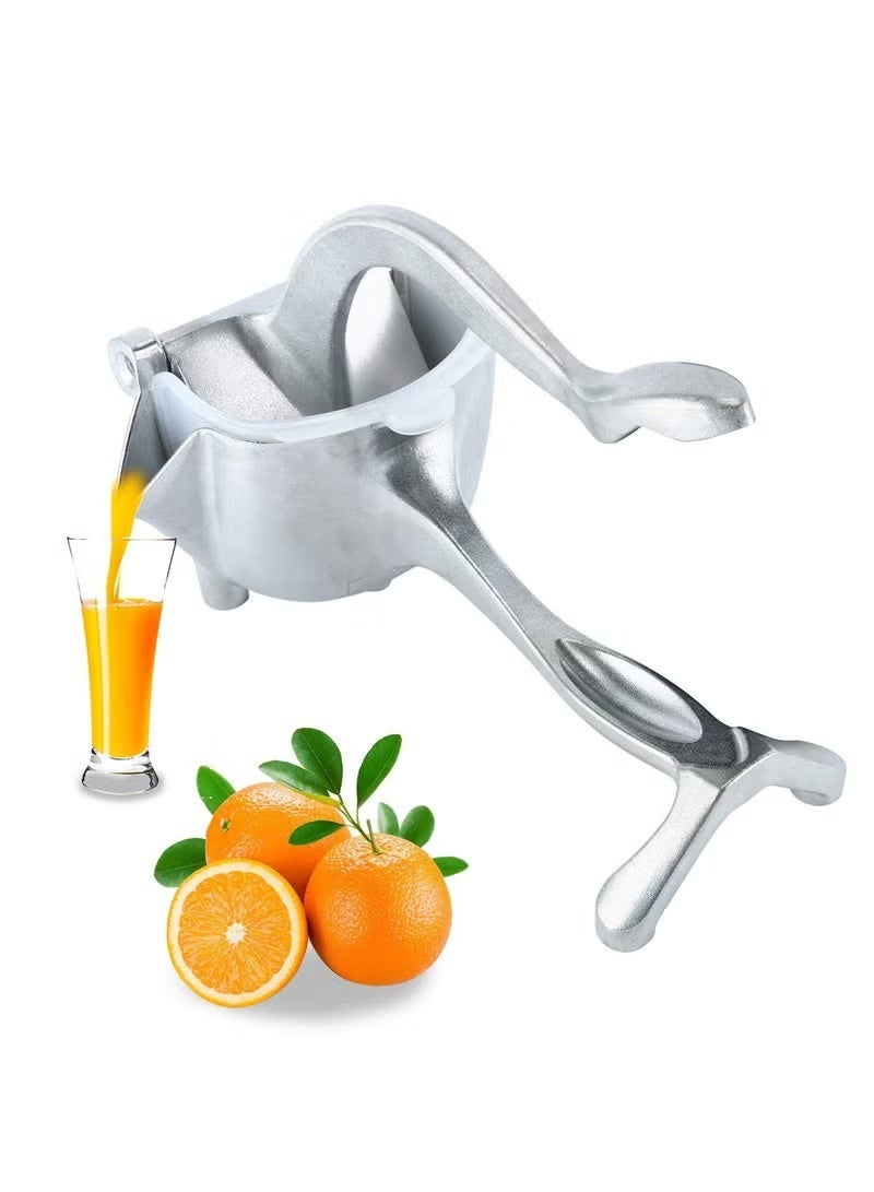 Compare Manual Fruit and Vegetable Juicer Heavy Duty Hand Press Citrus Extractor with Easy Grip Handle for Oranges and Pomegranates at KSA Price